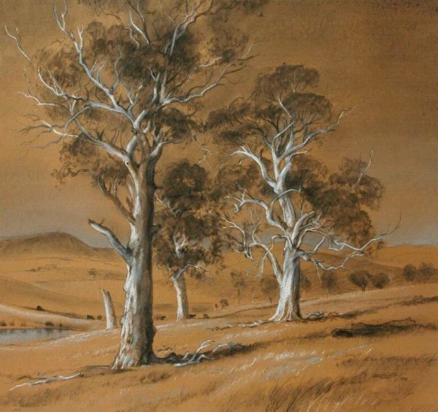 Victorian gums pencil & pastel 1991