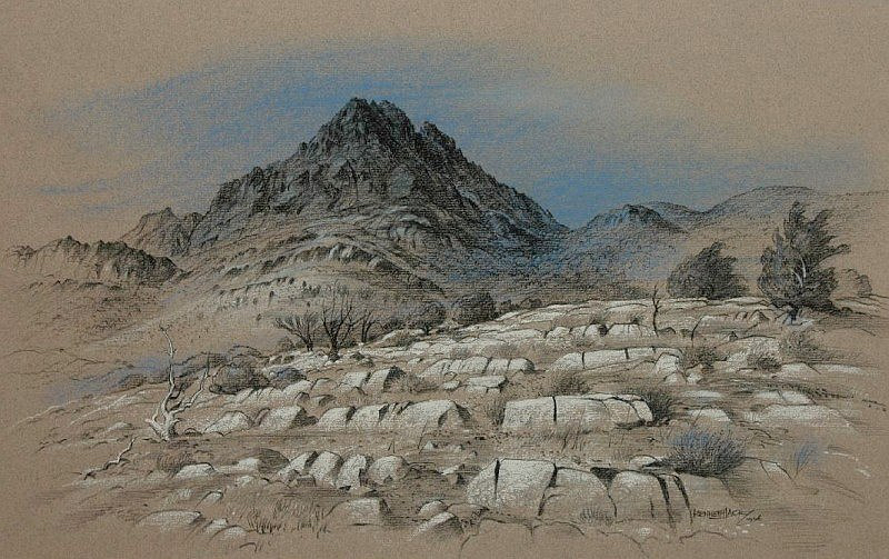 KJ The Steps to Patawerta SA pencil & pastel