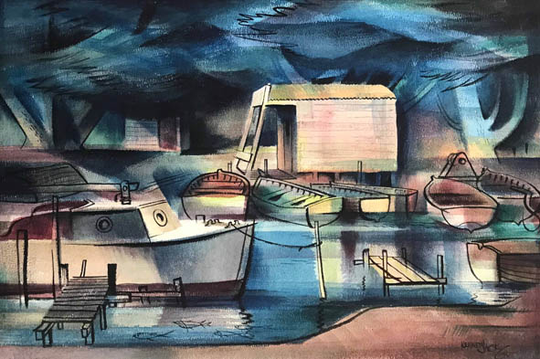 Mordialloc Creek boats pen and watercour KJ 55